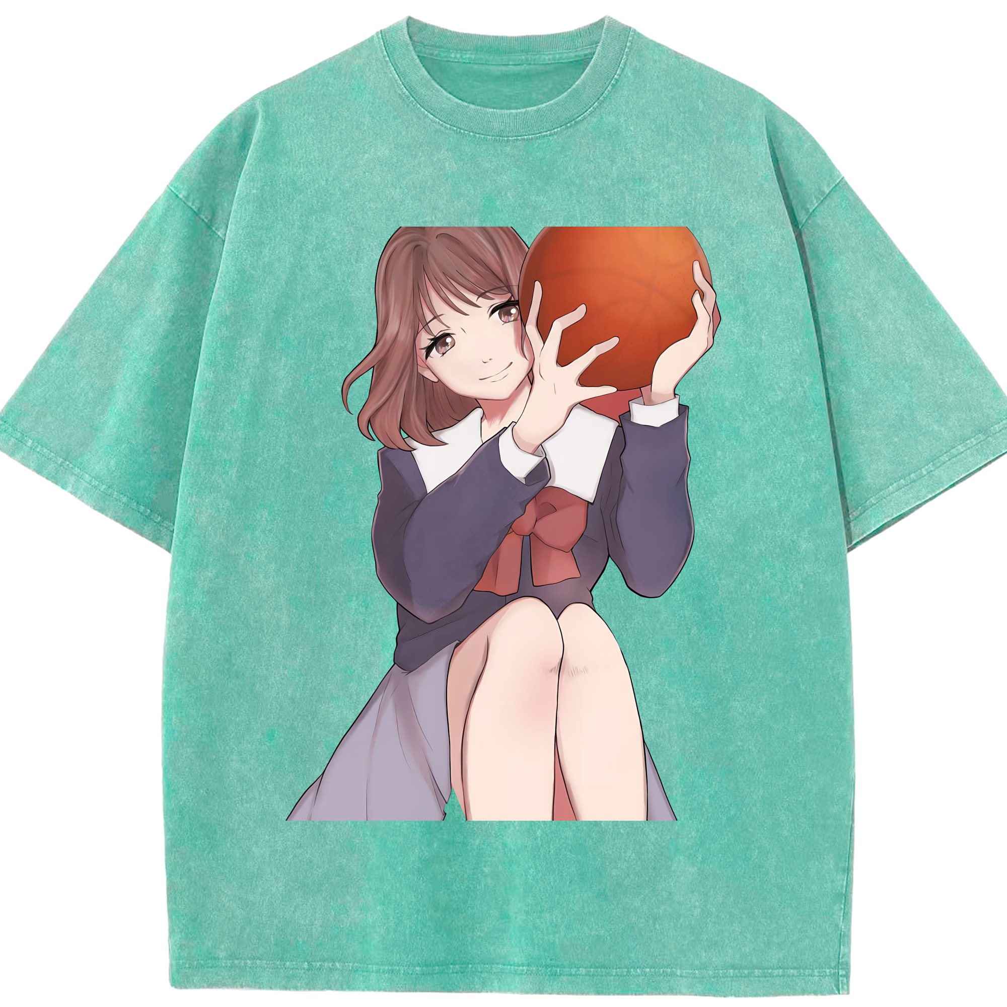 （画像用） SLAM DUNK／スラムダンク 綿100% ヴィンテージ風 半袖Tシャツ（フロントプリント）